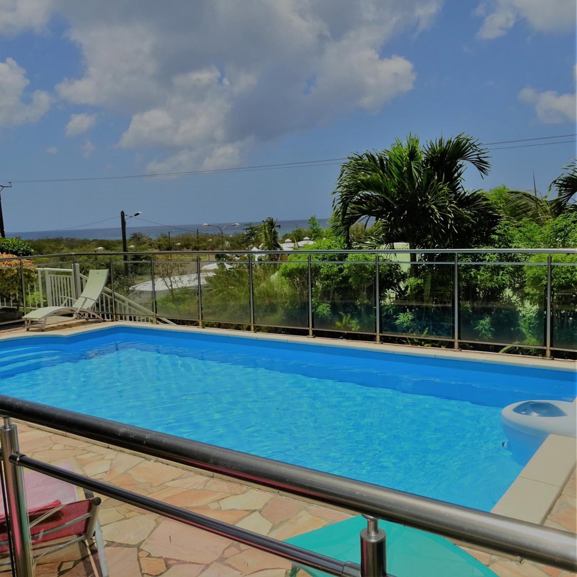 Villa Les Algues De La Chapelle Bleu Horizon Anse-Bertrand Exterior foto